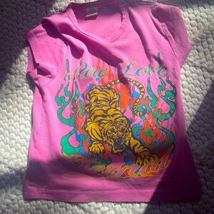 Urban Outfitters Pure Love Baby Tee in Pink